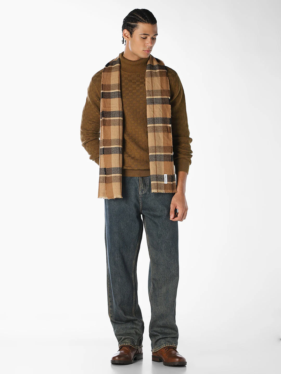 Textured high-neck Pullover - Image 6