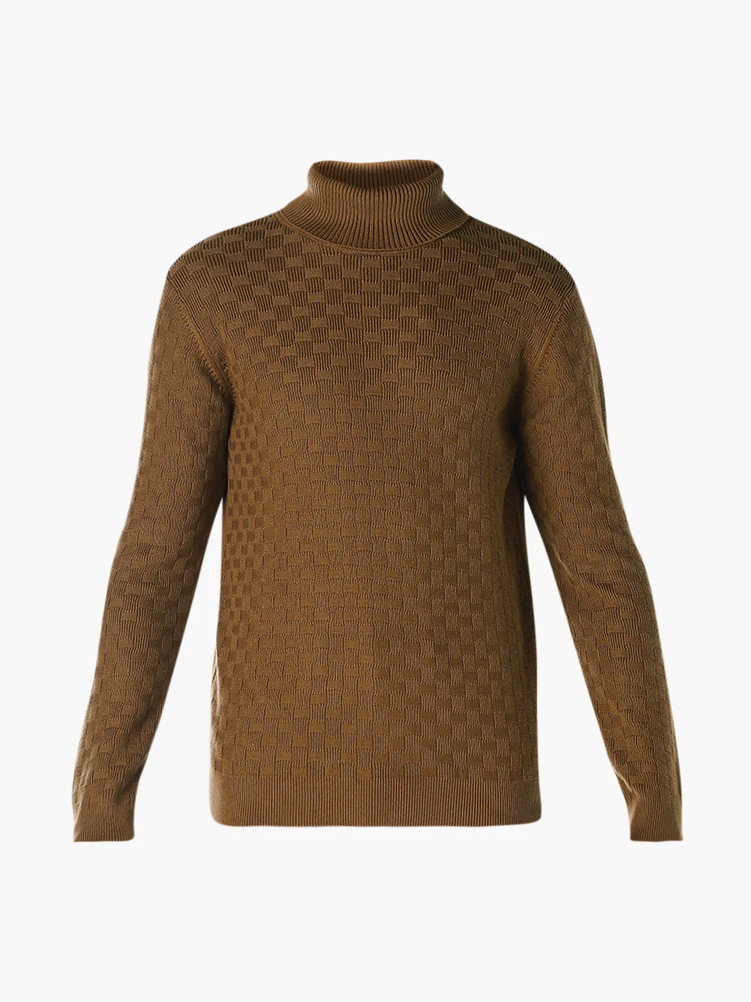 Textured high-neck Pullover - Image 7