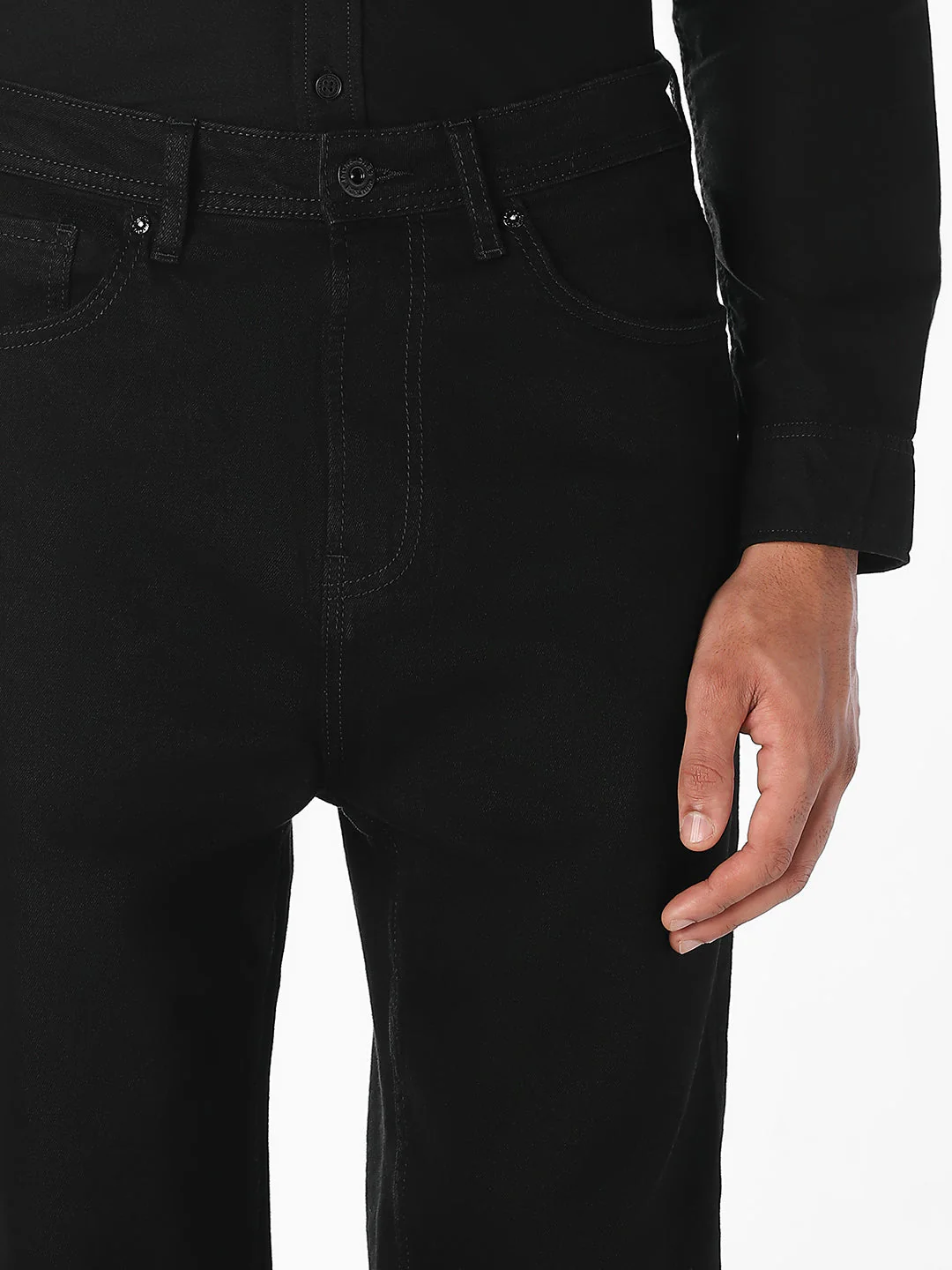 Black Dario Loose Fit Jeans - Image 4