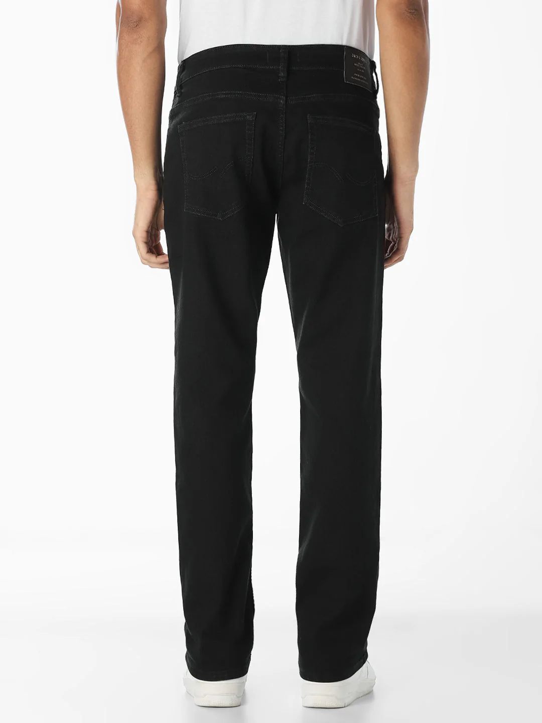 Black Low Rise Clark Regular Fit Jeans - Image 3