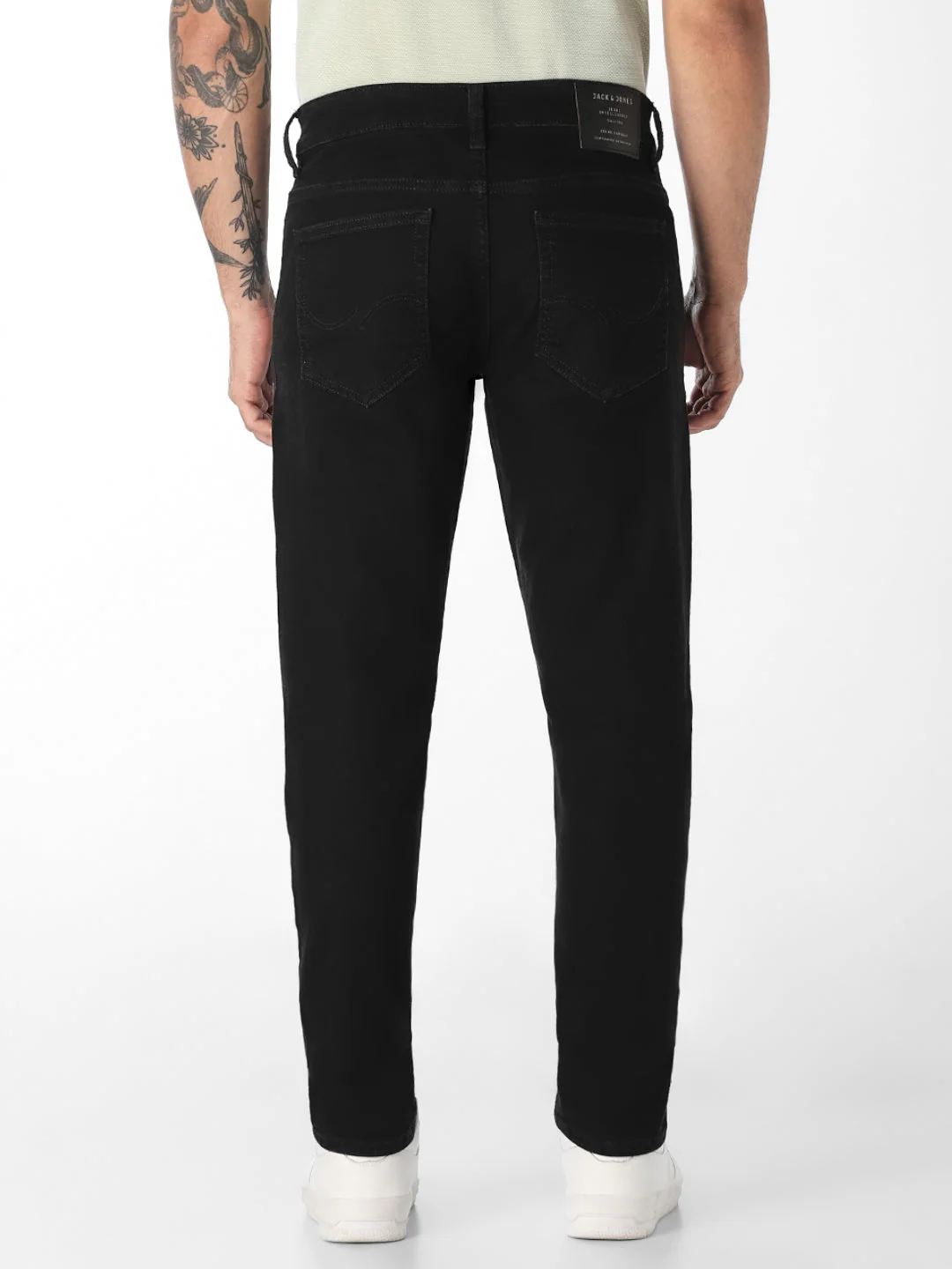 Black 5 pocket Slim Fit Jeans - Image 3