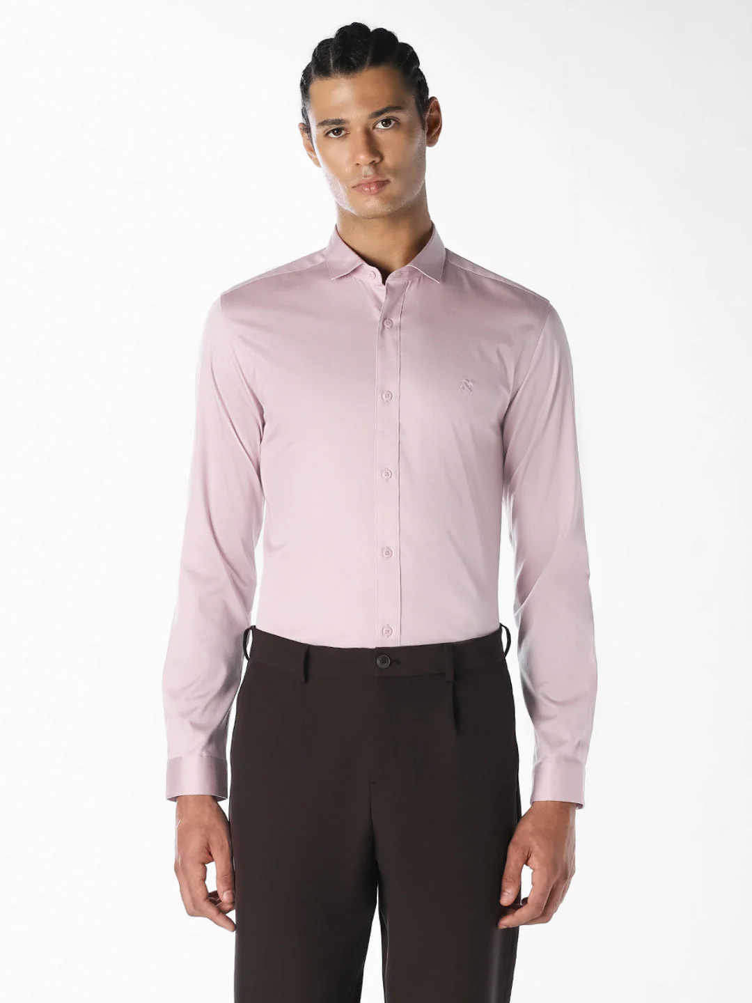Pink Formal Full Sleeves Shirt - Image 2
