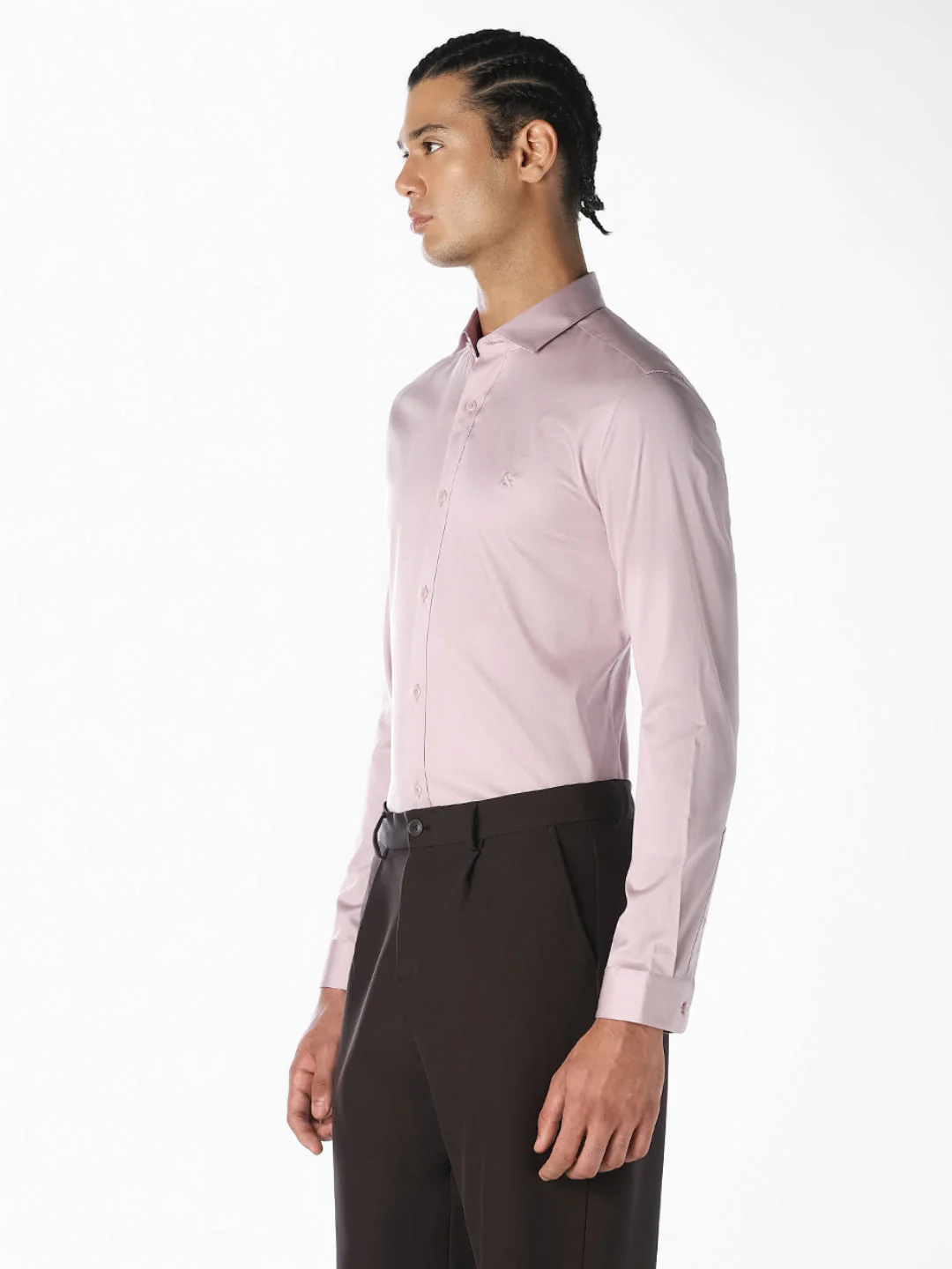 Pink Formal Full Sleeves Shirt - Image 3