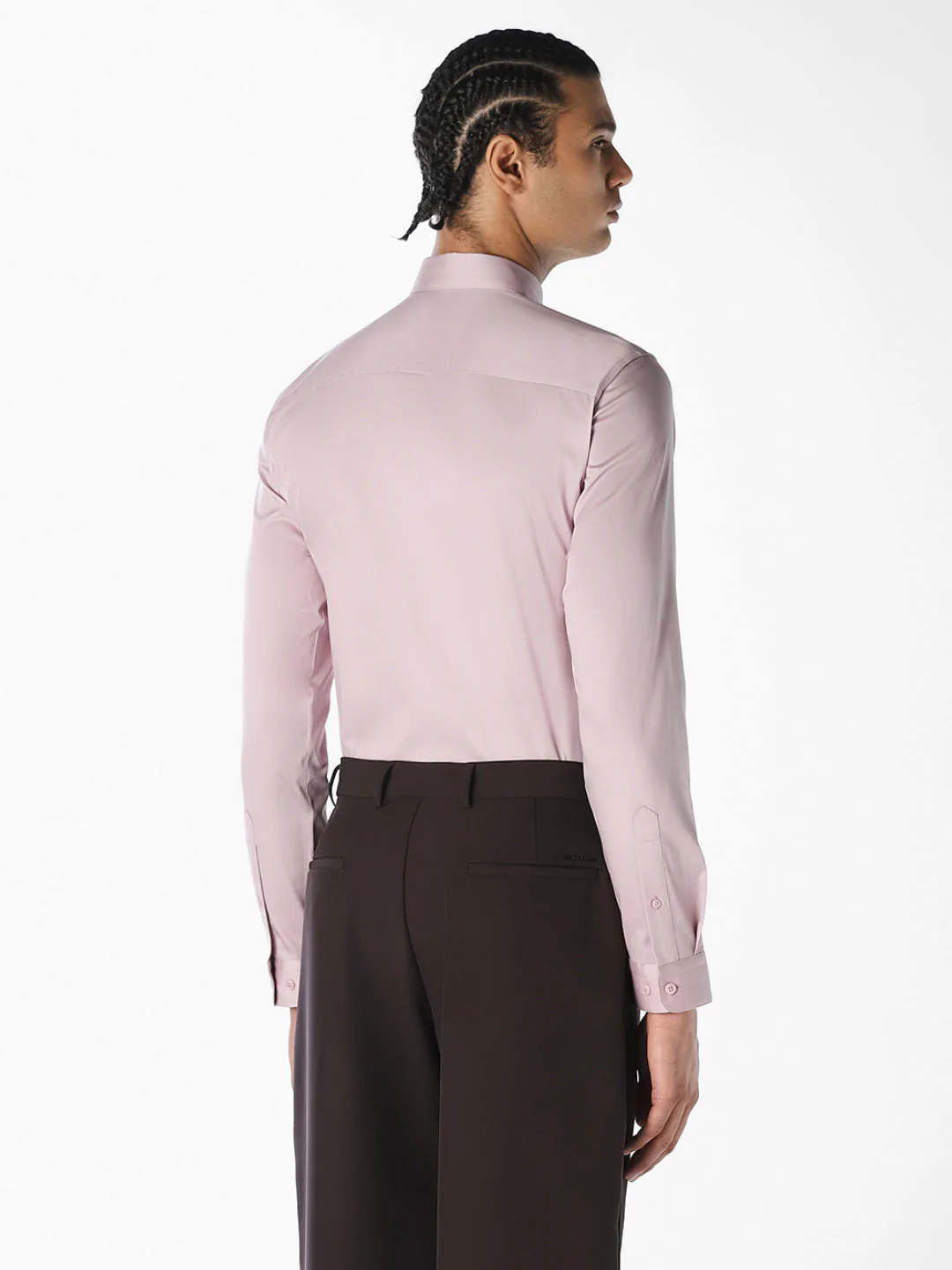 Pink Formal Full Sleeves Shirt - Image 4