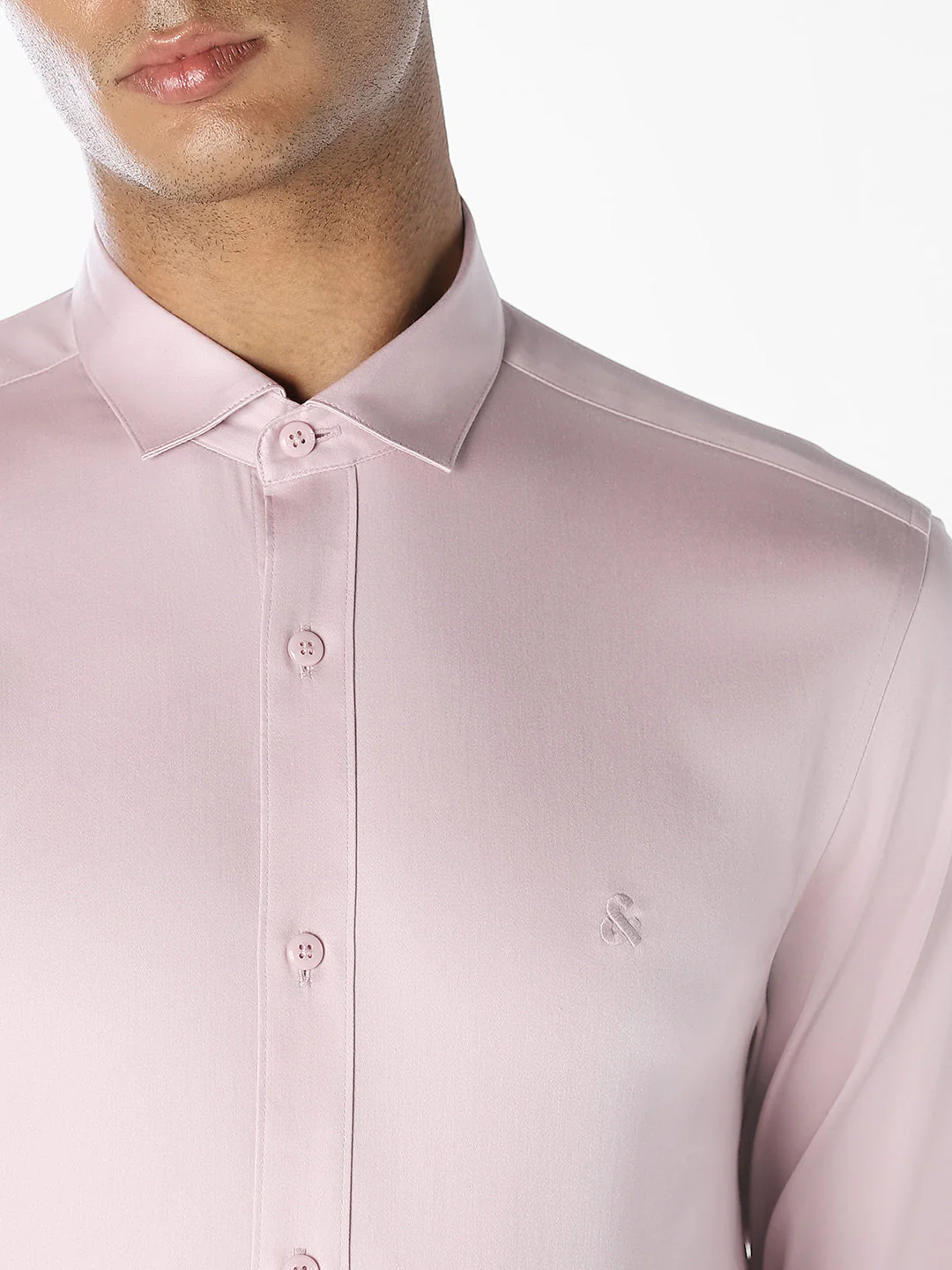 Pink Formal Full Sleeves Shirt - Image 5