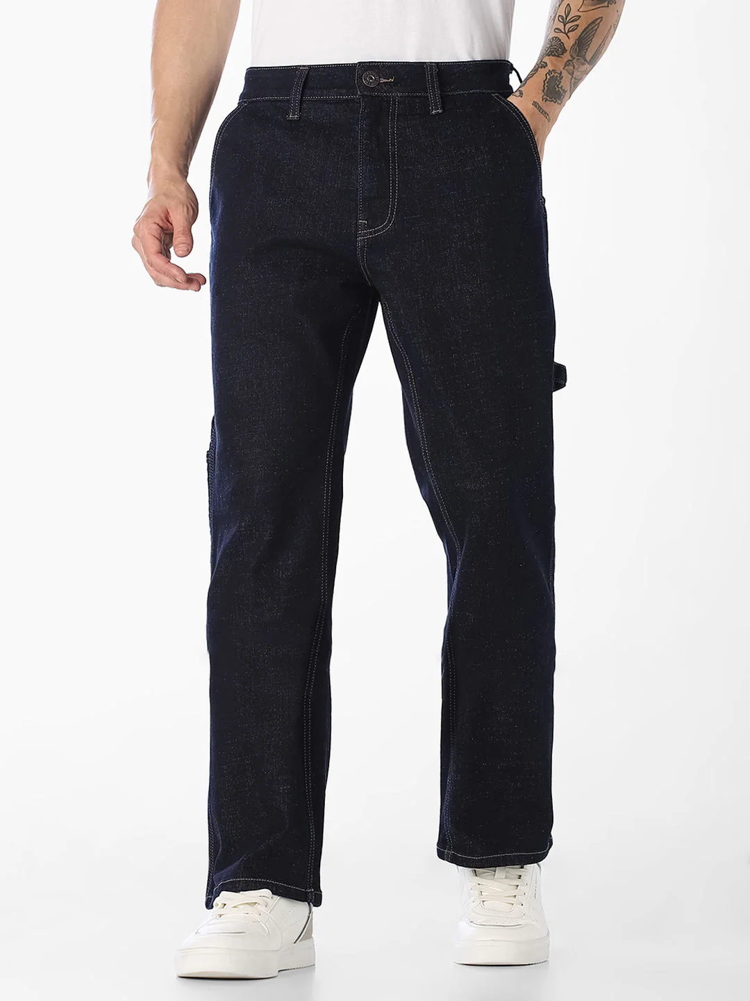 Dark Blue Cliff Bootcut Jeans
