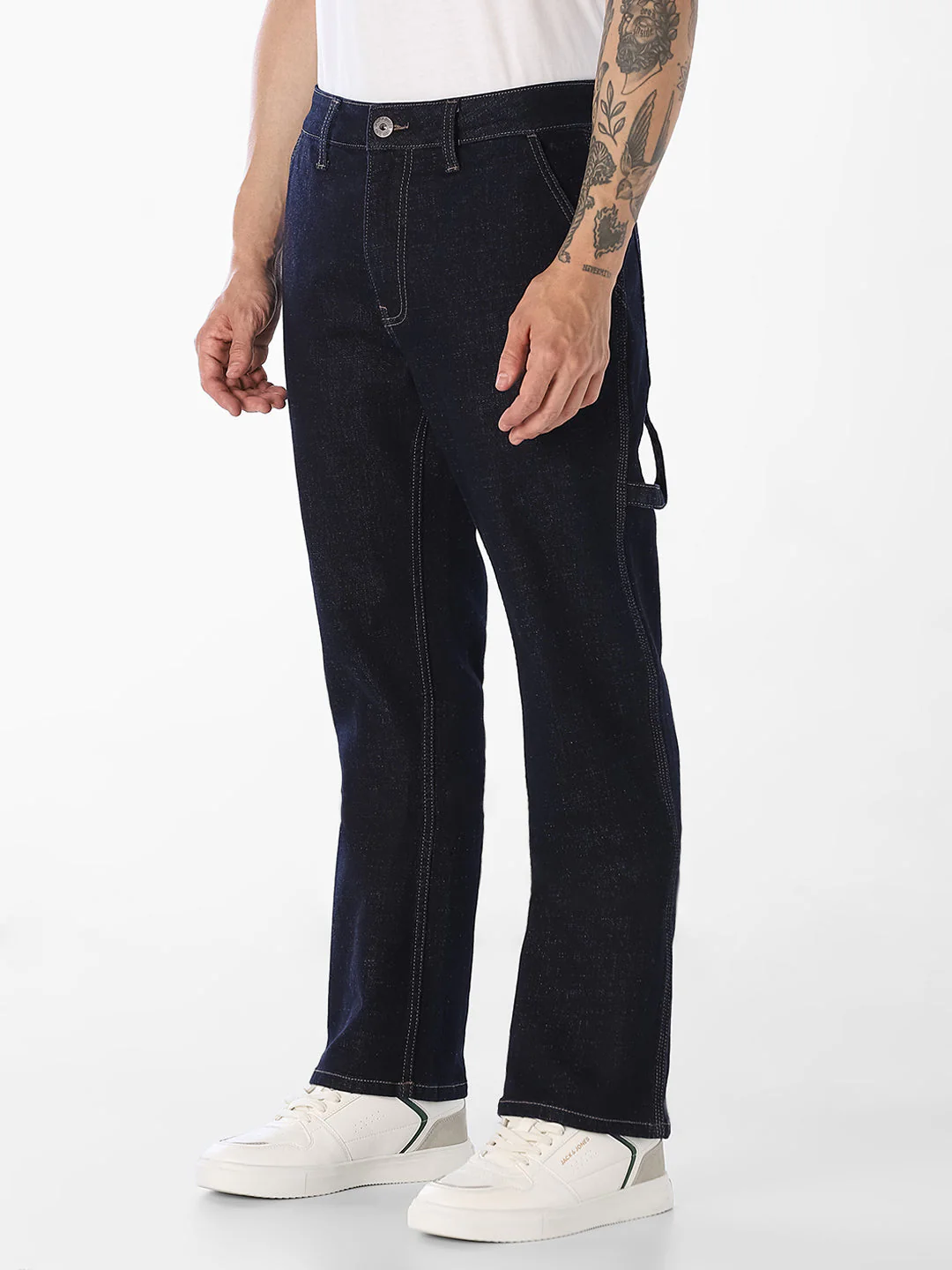 Dark Blue Cliff Bootcut Jeans - Image 2
