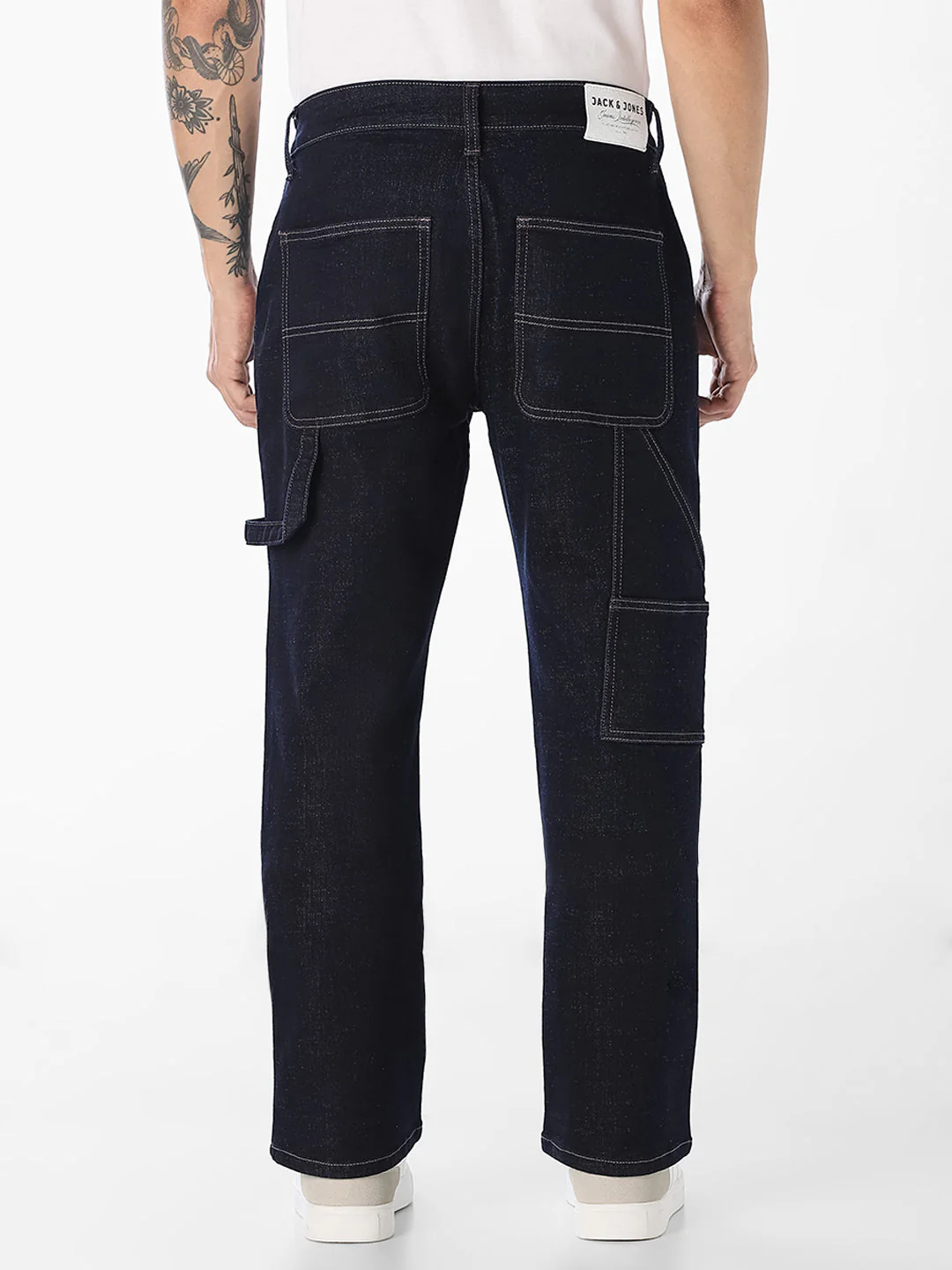 Dark Blue Cliff Bootcut Jeans - Image 3