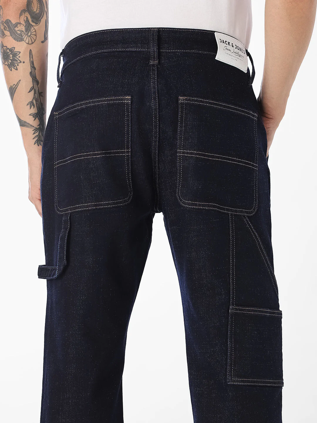 Dark Blue Cliff Bootcut Jeans - Image 4