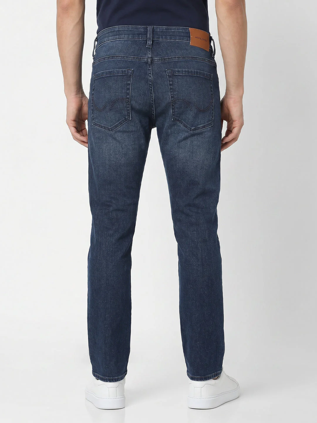 Dark Blue Clark Regular Fit Jeans - Image 3