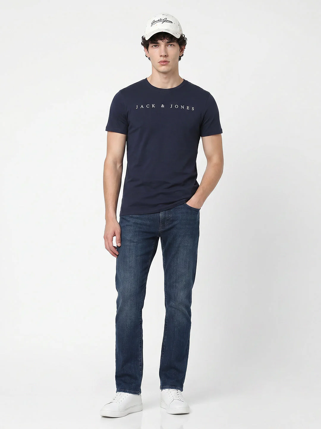Dark Blue Clark Regular Fit Jeans - Image 6