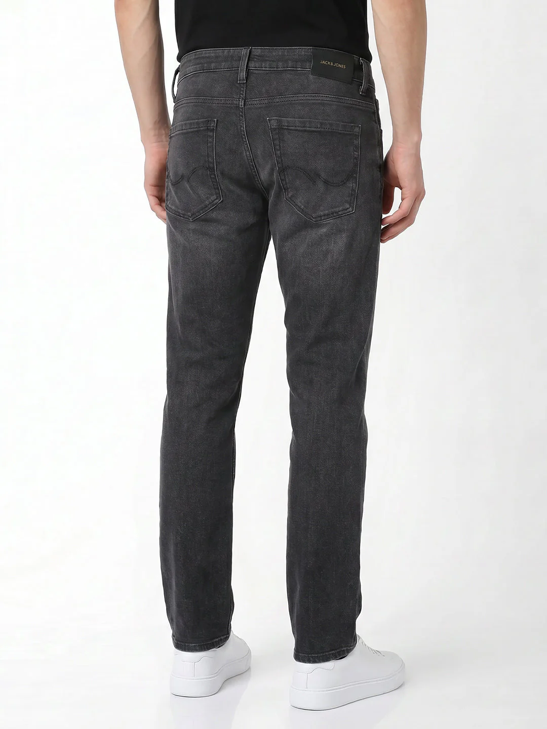 Grey Washed Clark Regular Fit Jeans - Image 3