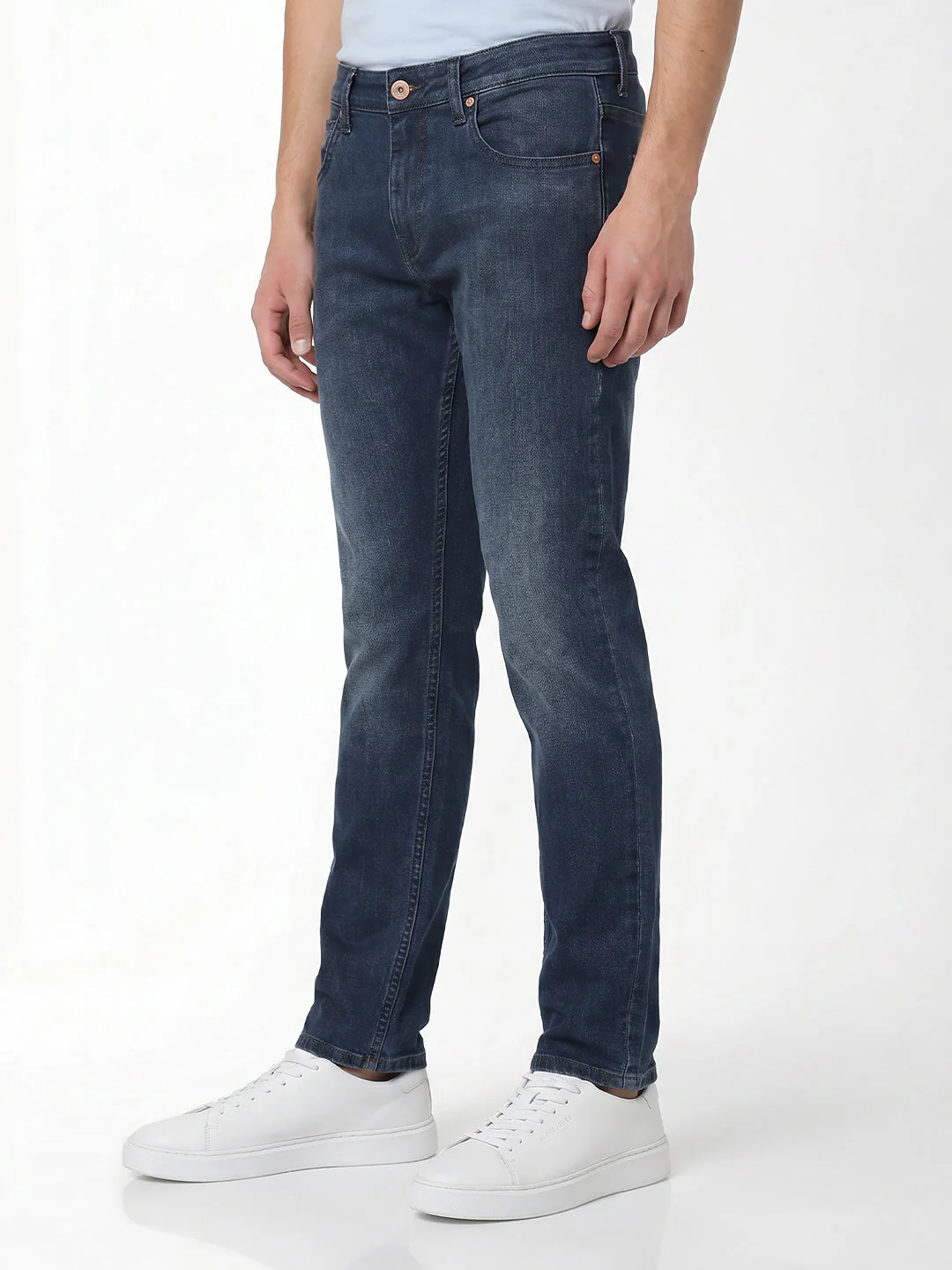 Dark Blue Glenn Slim Fit Jeans - Image 2