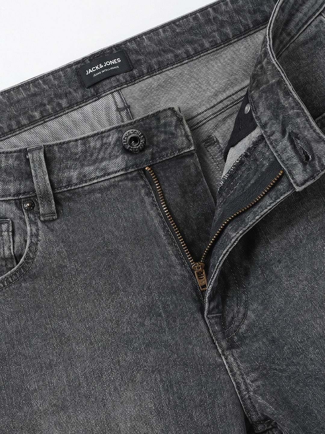 Grey Washed Glenn Slim Fit Jeans - Image 5