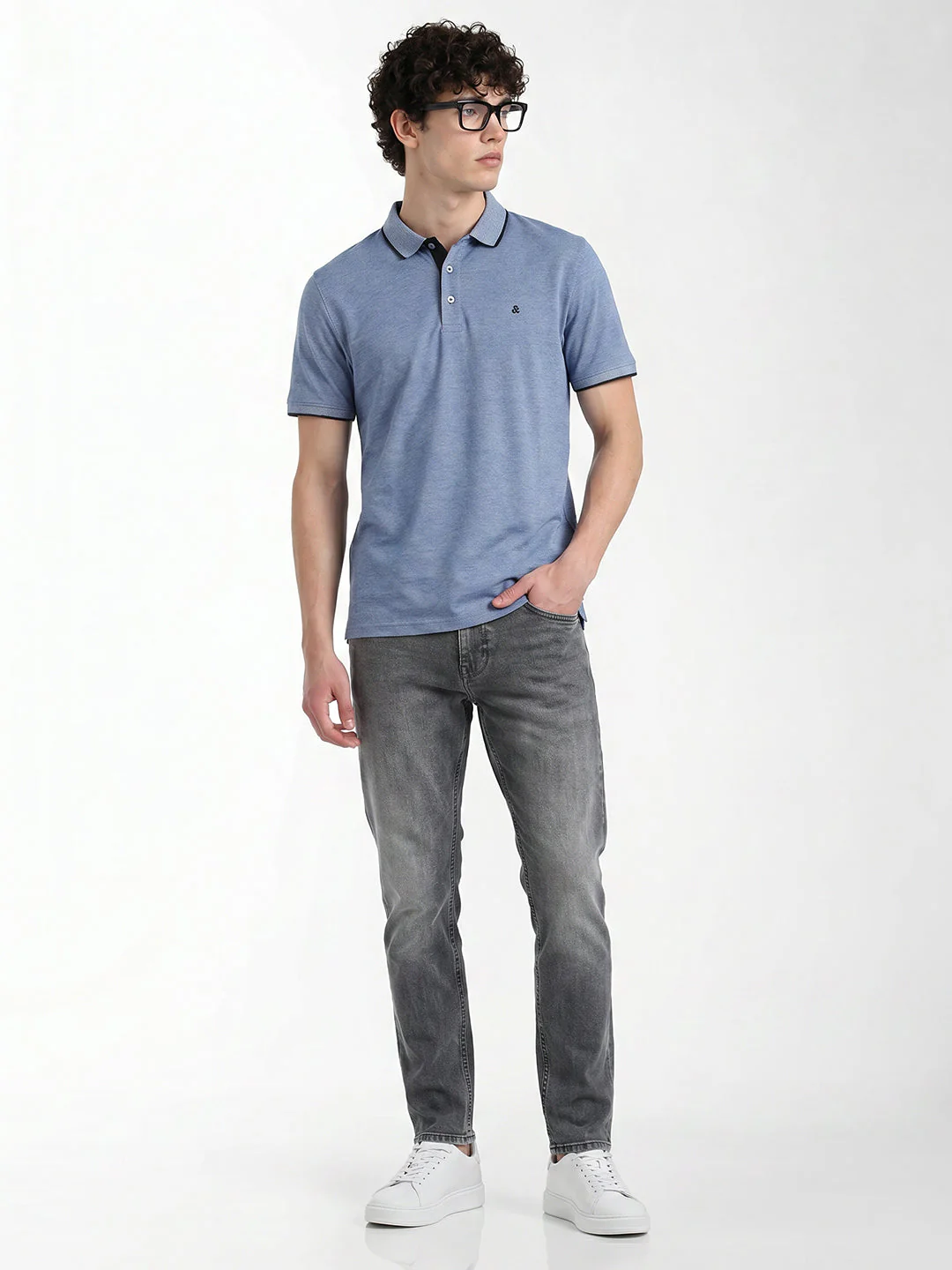 Grey Washed Glenn Slim Fit Jeans - Image 6