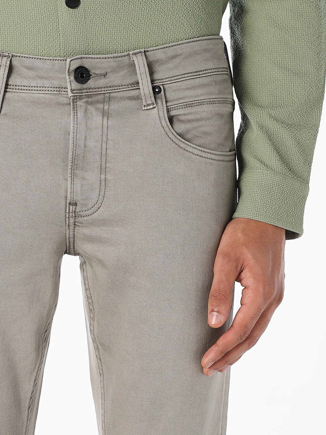 Light Washed Glenn Slim Fit Jeans - Image 4